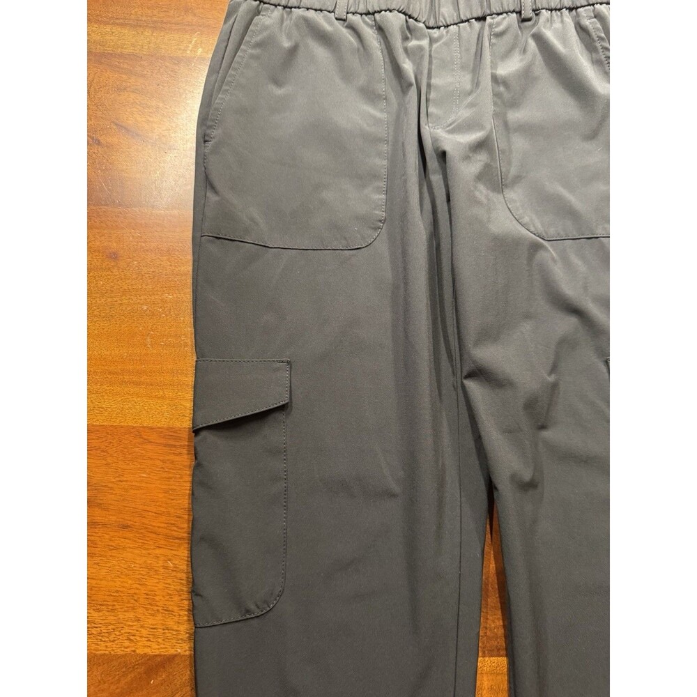 Banana Republic Womens Black Tech Stretch Pull On Ankle Higher Pants Sz XS - Picture 5 of 9